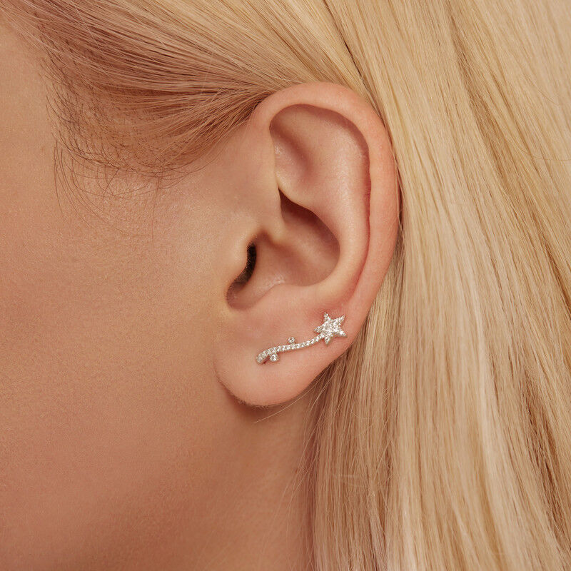"You Are In My Heart" Climber Earrings