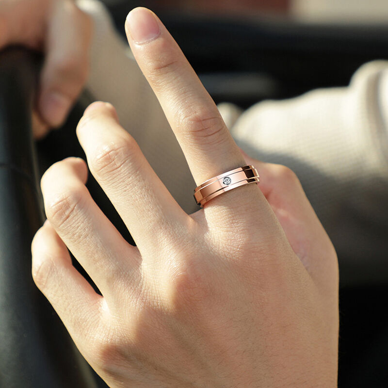 "Der Auserwählte" 6mm Herren-Ehering aus Wolframkarbid