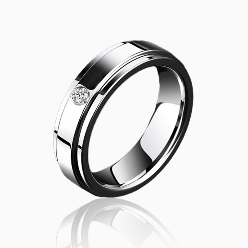 "Chosen One" 6mm Tungsten Carbide Men's Wedding Ring