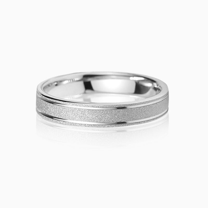 "The Unsaid" 4mm Tungsten Carbide Men's Wedding Ring
