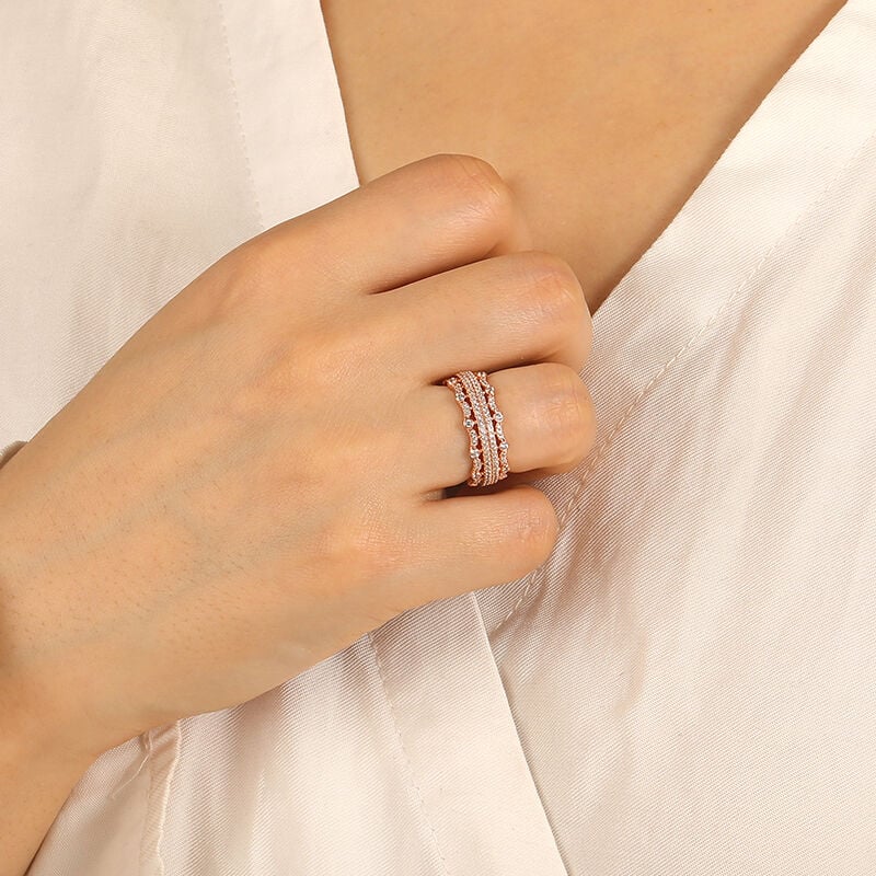 "Light Flicker" Eternity Wedding Ring