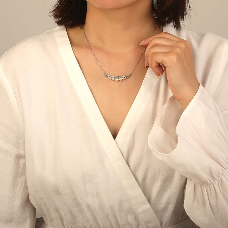 "Lunar Amore" 2.5-6.0mm Freshwater Pearl Necklace