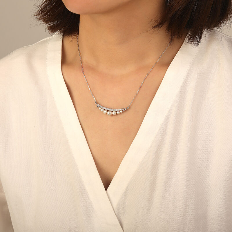 "Lunar Amore" 2.5-6.0mm Freshwater Pearl Necklace