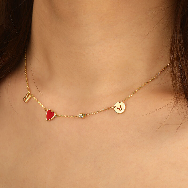 "Written In The Stars" Personalized Initial Necklace