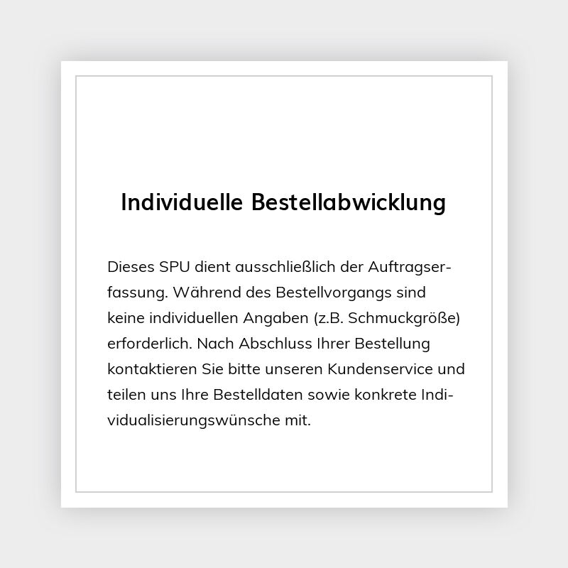 Sonderanfertigung