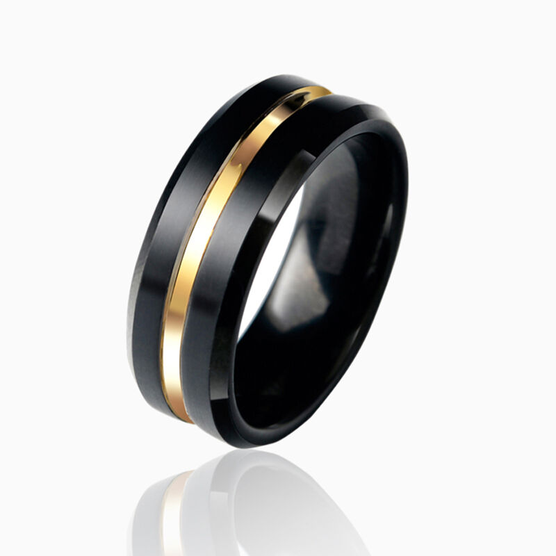 "Schwerelos" 8mm Herren-Ehering aus Wolframkarbid