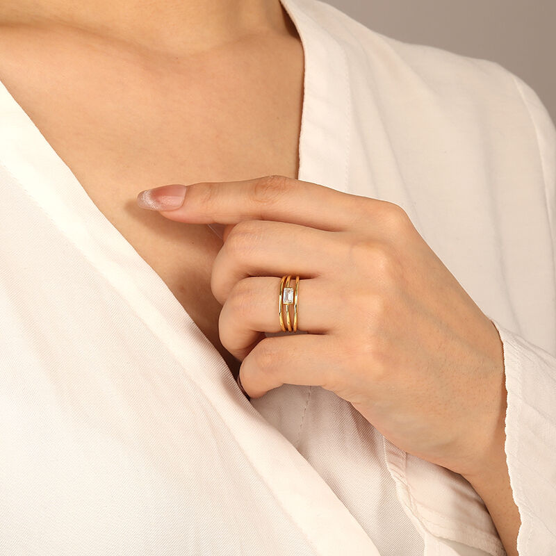 "To Love You More" Stackable Dainty Ring