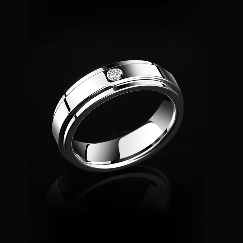 "Chosen One" 6mm Tungsten Carbide Men's Wedding Ring