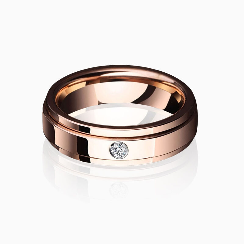 "Der Auserwählte" 6mm Herren-Ehering aus Wolframkarbid