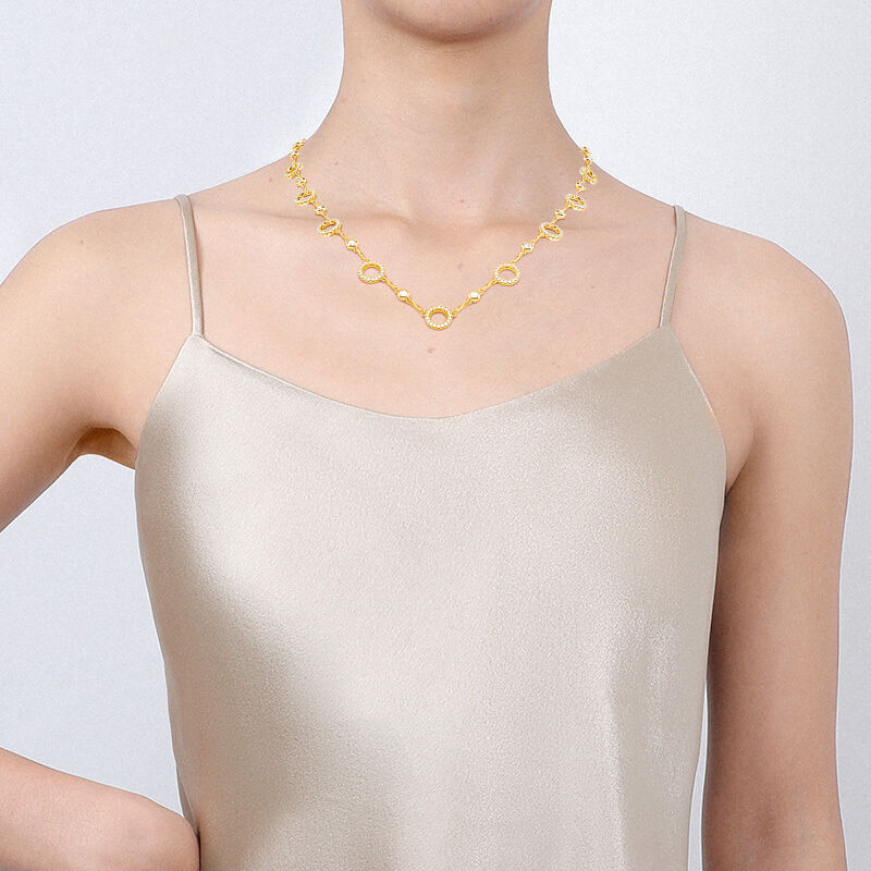 "Little Piece of Forever" Circular Link Necklace