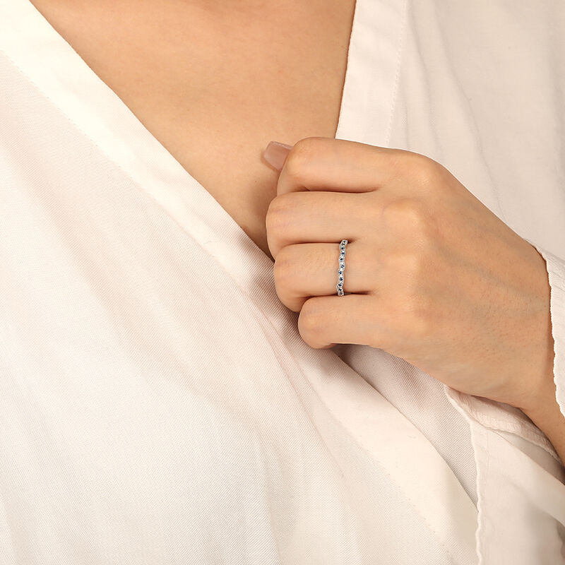 "Shadow In Her Heart" Classic Wedding Ring