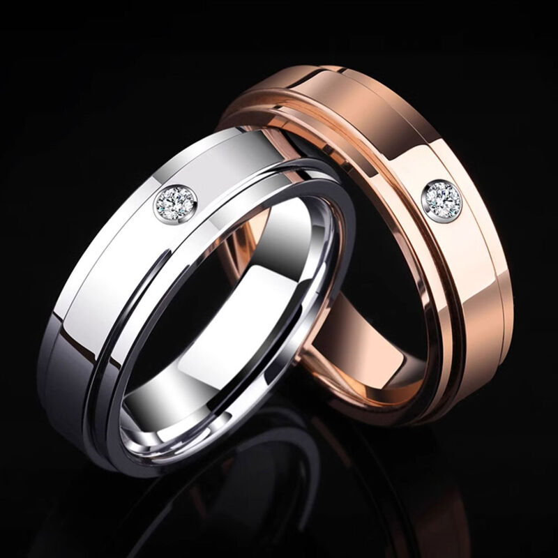 "Der Auserwählte" 6mm Herren-Ehering aus Wolframkarbid