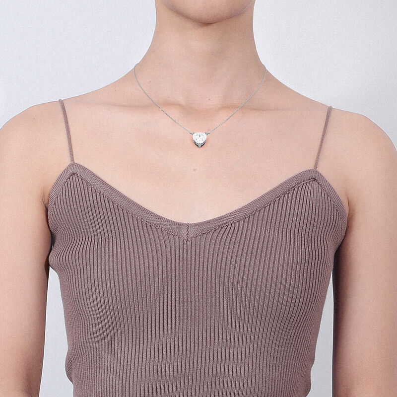 "Lovemist" Heart Cut Necklace