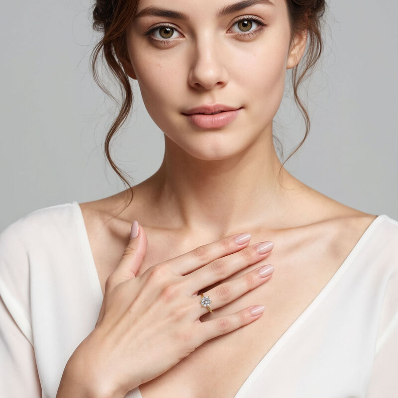 "You Mean The World To Me" 1.5ct Round Cut Solitaire Engagement Ring